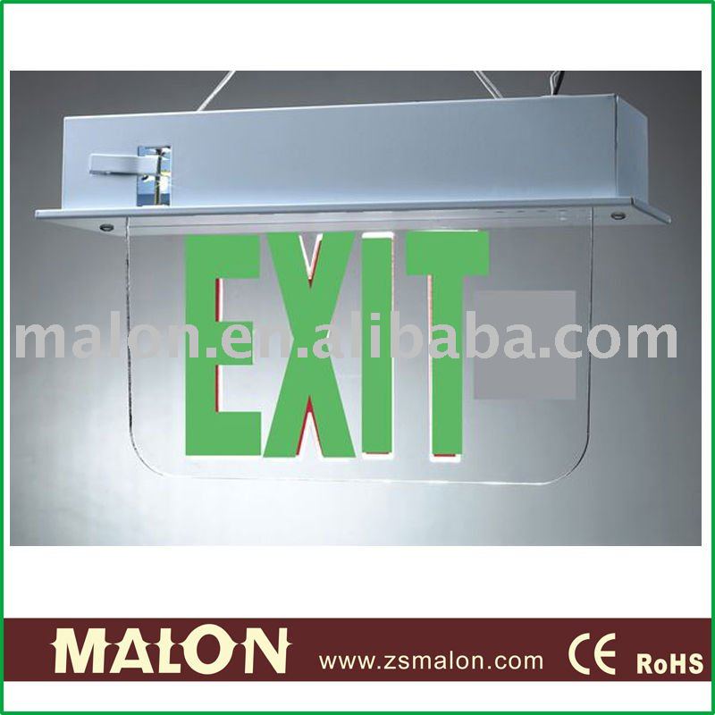 emergency exit sign. Malon ML-B089 emergency exit