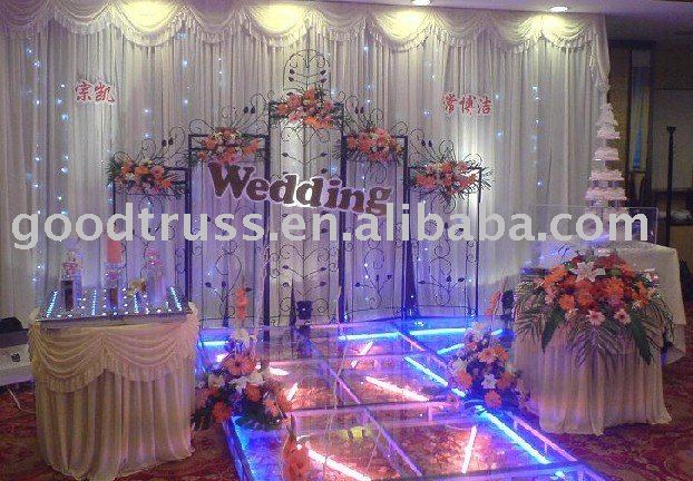western wedding stage decoration