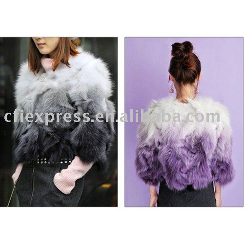See larger image: Fox Fur Jacket For Girls Cute Lovely Color Gradual Changed. Add to My Favorites. Add to My Favorites. Add Product to Favorites
