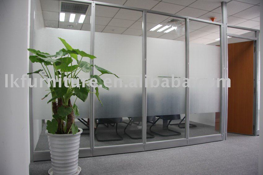 Great Design Of Office Glass Partition Wall In Aluminium Profile ...