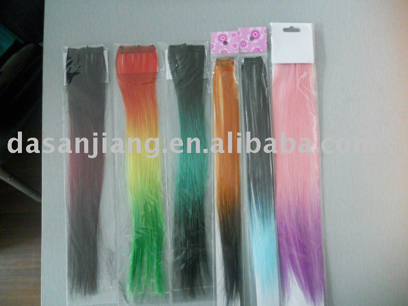 clip in hair extensions pictures. Synthetic clip-in hair