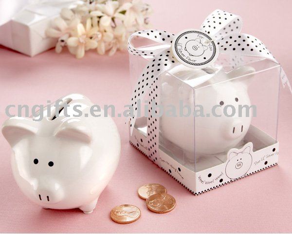 wedding souvenir piggy bank money box coin bank