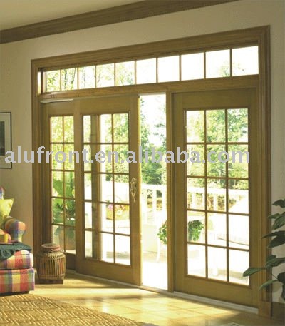Kitchen Doors Glass on Glass Door With Grid Products  Buy Aluminium Framed Sliding Glass Door