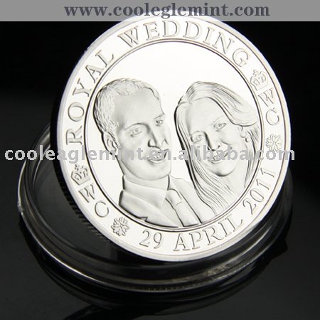 prince william and kate middleton coin. See larger image: Prince William amp; Kate Middleton Gold-plated coin 347