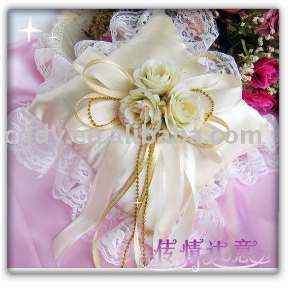 Rose Wedding decoration wedding ring pillow wedding gift wedding favor