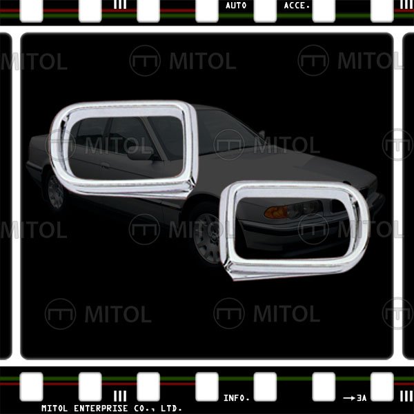 For BMW 7E38 Chrome Door Mirror Rim Frame Cover