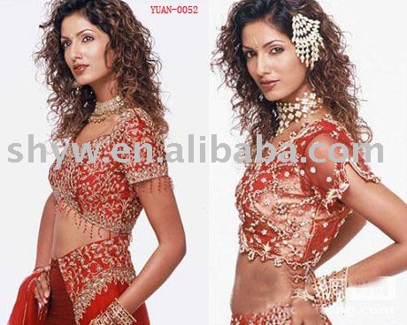 2011 Sexy Style Red Indian Wedding Dress Gown red lace indian wedding dress