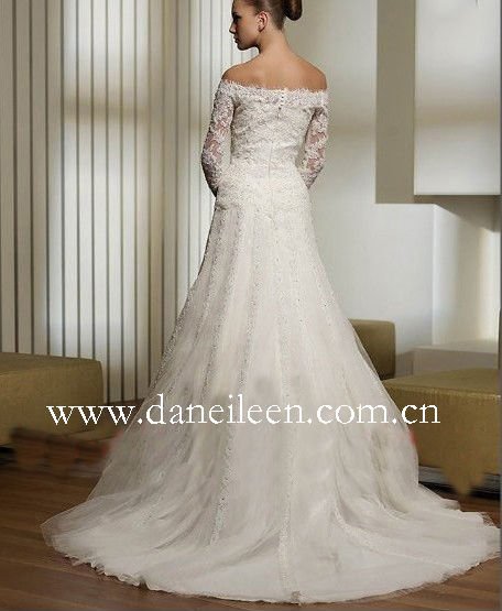 WR1731 Long Sleeve Wedding Dress Lace 2011