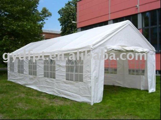 5 10m PE giant wedding party tent with zip door