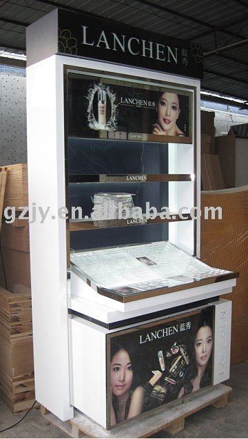 grade cosmetic wood display case products, buy high-grade cosmetic