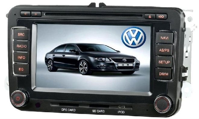 VW Golf 5 car dvd player with car gps navigation system