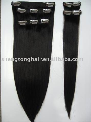 clip in hair extensions pictures. 1.100% human hair clip in hair