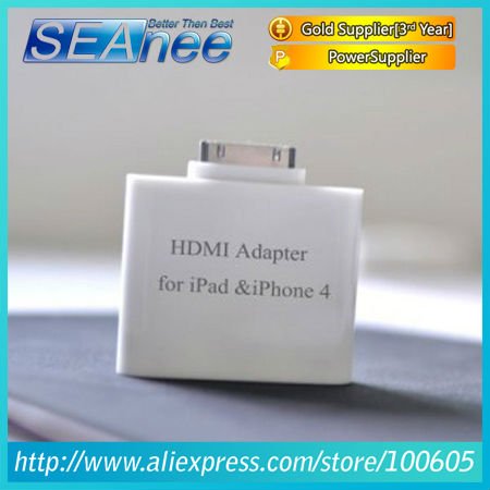 ipod touch 2g 1g. HDMI Adapter for iPad 1G 2G iPhone 4G iPod Touch 4G DHL Free Shipping