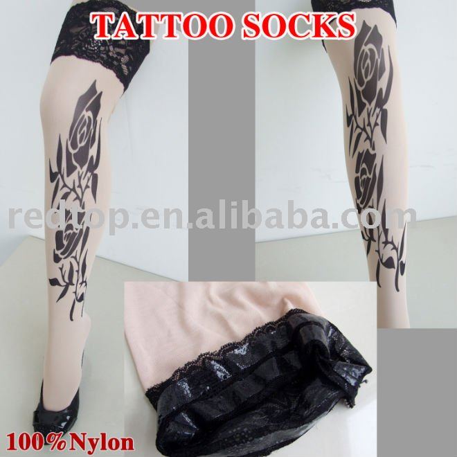 New arrival women's tattoo sockleg socking sleeve