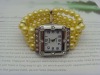 perlas baratas de cuentas de la moda pulsera reloj de pulsera