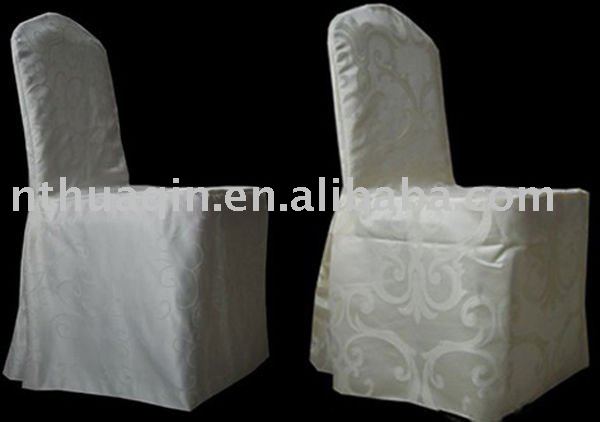 jacquard wedding chair cover damask banquet chair covers