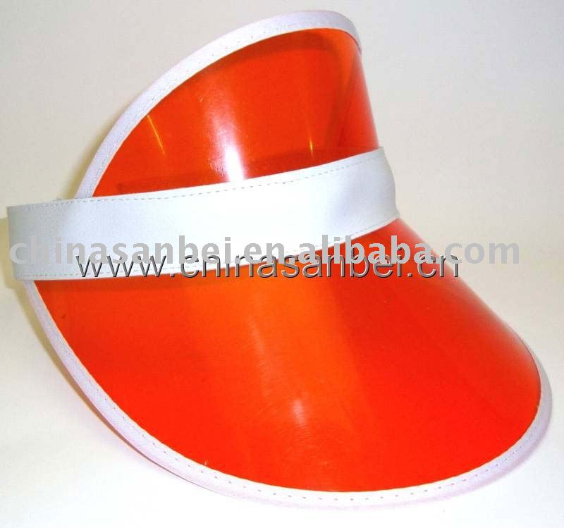 sun visor cap. clear plastic sun visor hats