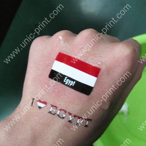 Flag Tattoo Sticker-for Egypt