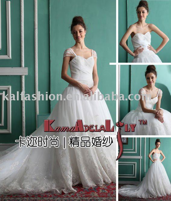 EB893 Tulle and lace ball gown wedding dress petite lace wedding dresses 