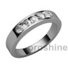 GR603-9k de oro los anillos de bodas de diamante