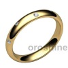 GR649-amarillo oro anillo de bodas
