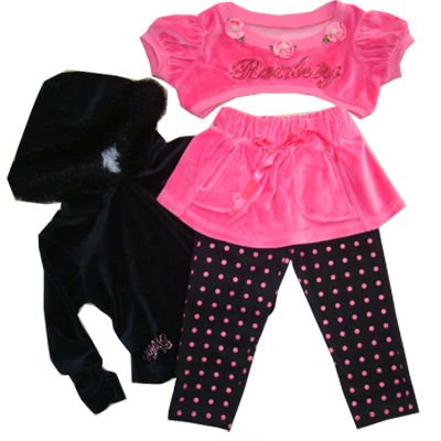  Fashion Styles on New Fashion Style Girls Velour Sets 3pcs Velour Sets New Fashion Style