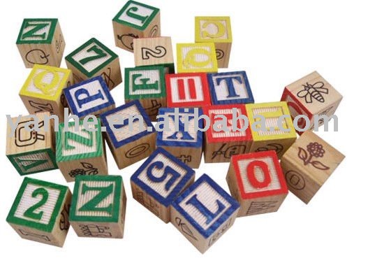 letter blocks alphabet. makeup wooden lock letter