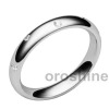 GR607-platino anillo de bodas