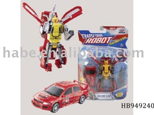 transformable robot car with light and sound electric cartoon robot toys 