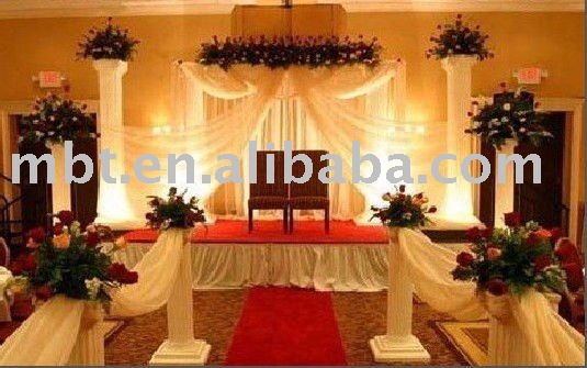You might also be interested in white wedding stage red white black 