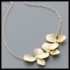 accesorios de moda flor de oro neckace joyas de alta calidad