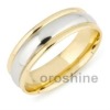 GR833-amarillo oro anillo de bodas