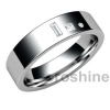 GR703-plata anillos de boda