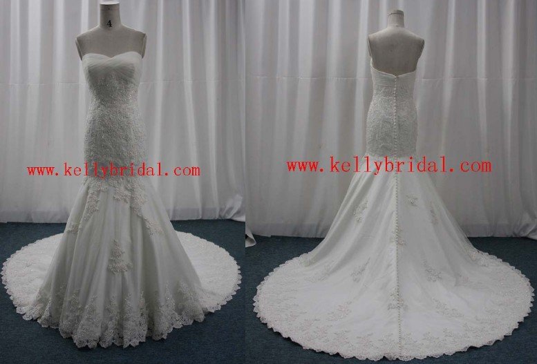 newly elegant lace arabic wedding dresses 2011 bridal dresses KB10295