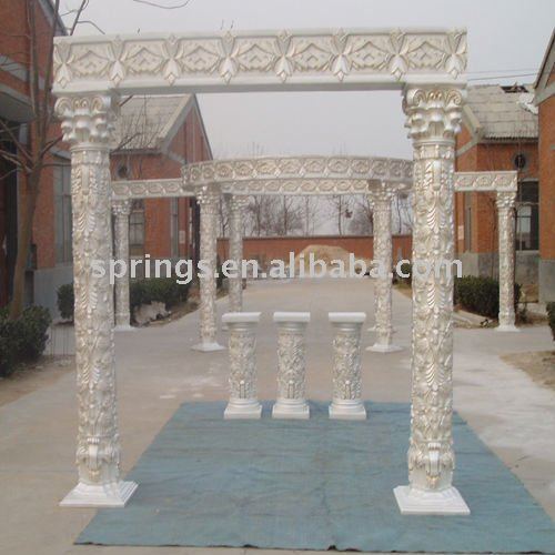wedding decoration mandaps columns with pedestal columns