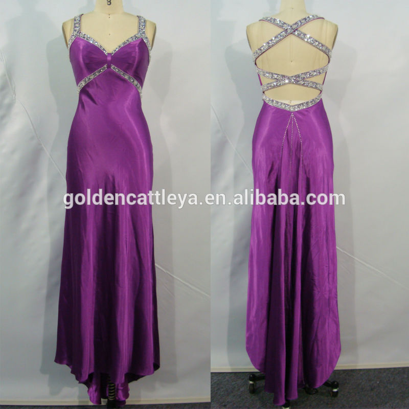CW1036 elegant strappy beaded color combinations of dresses