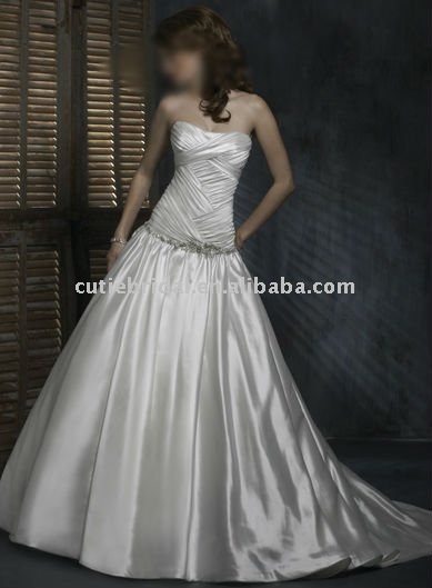 Hot Sale Strapless Bridal Wedding Dresses 2632