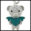 fashion jewelry bear pendant,alloy necklace