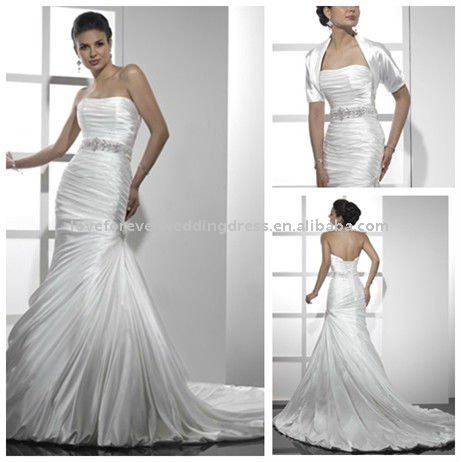 Boutique High Quality Mermaid Crystal Wedding Dress Sash