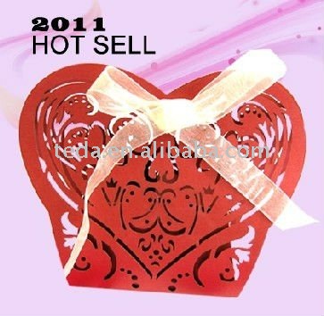 2011 laser cut favor box for wedding dating party birthday use for
