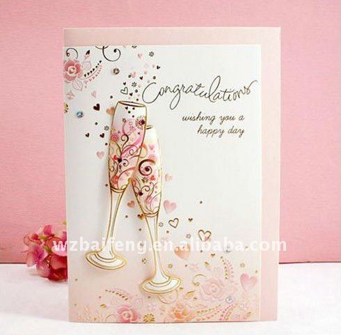wedding greeting cards with paper crafts