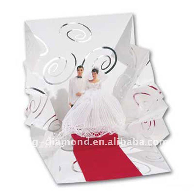 See larger image wedding gift pop up card