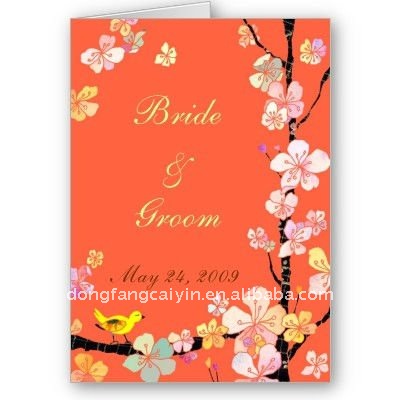 cheap wedding invitations 18 18cmcardboard for wedding OEM accept