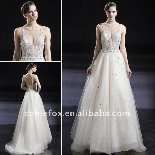 CONIEFOX 2011 latest design princess lady wedding gown 90003