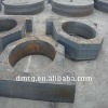 ASTM A516 GR70 steel sheet cutting parts for container plate and vessel plate
