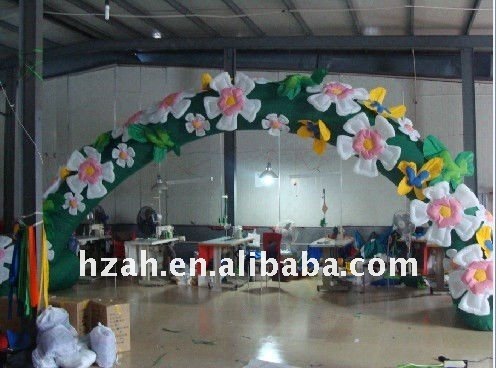 inflatable flower arch wedding party flower arch decorated flower arch