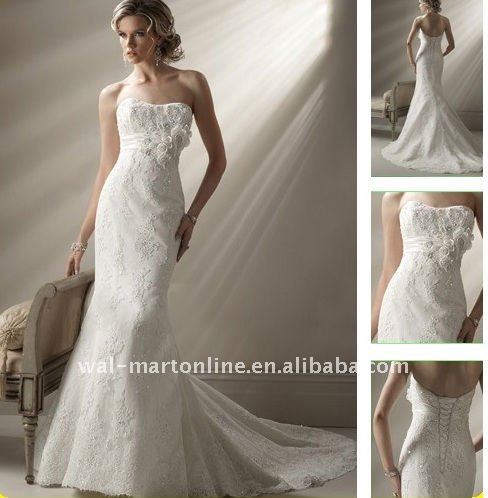 MG600 Designer OffShoulder White Mermaid Spanish Lace Wedding Dresses