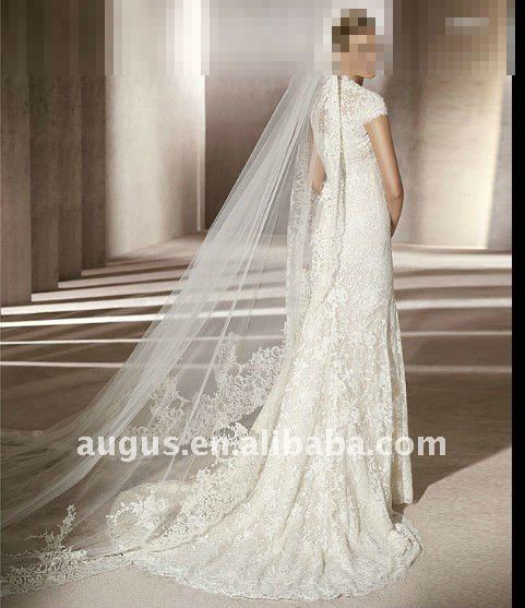 AWB0117 2012 Full Lace Wedding Dresses With Jacket