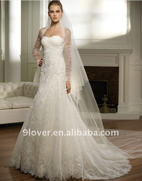 2012 high art ivory lace wedding dress