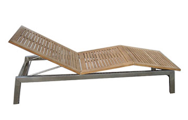 Stainless Steel Chaise Lounge Outdoor Furniture Photo, Detailed ...